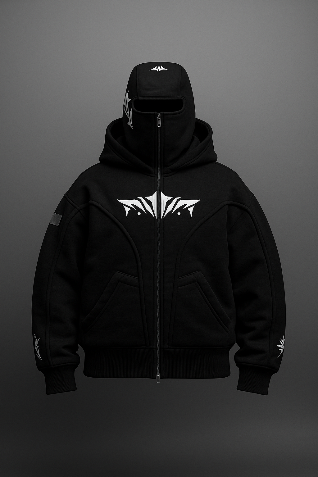 Phantom Hoodie Full Black retour